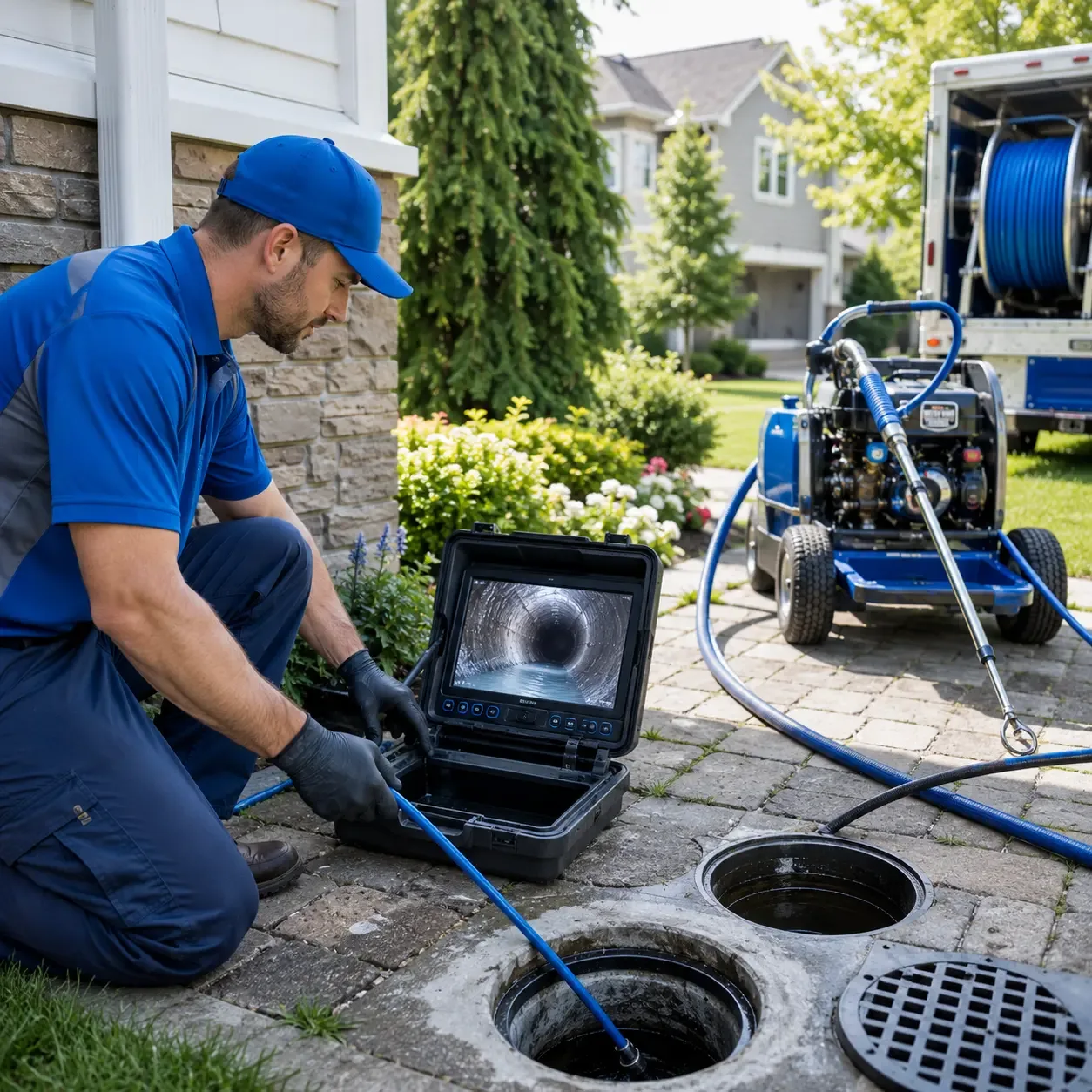 Outdoor drain cleaning professionals serving West Sunbury, PA
